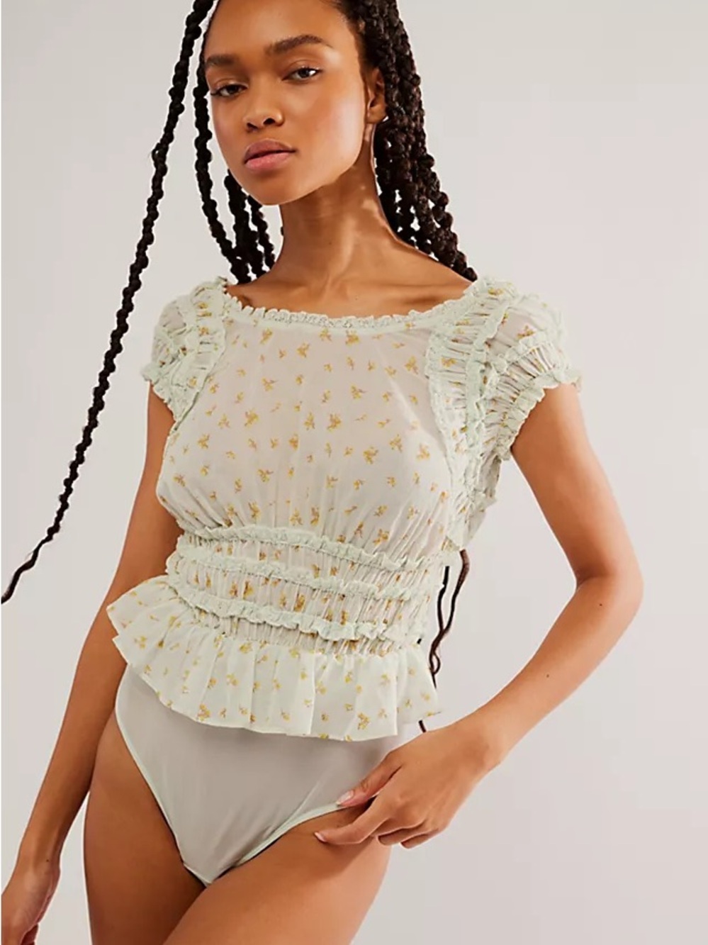 Intimately Free People Feel Good Bodysuit NWT Medium